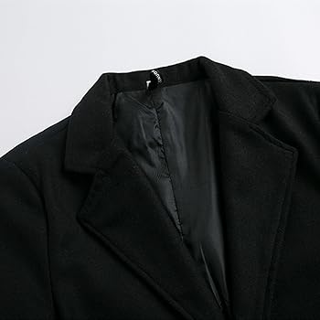 OVERCOAT SINGLE BREASTED JACKET ブラック　ウール OVERCOAT【オーバーコート】正規取り扱い店、通販可能 ON LINE